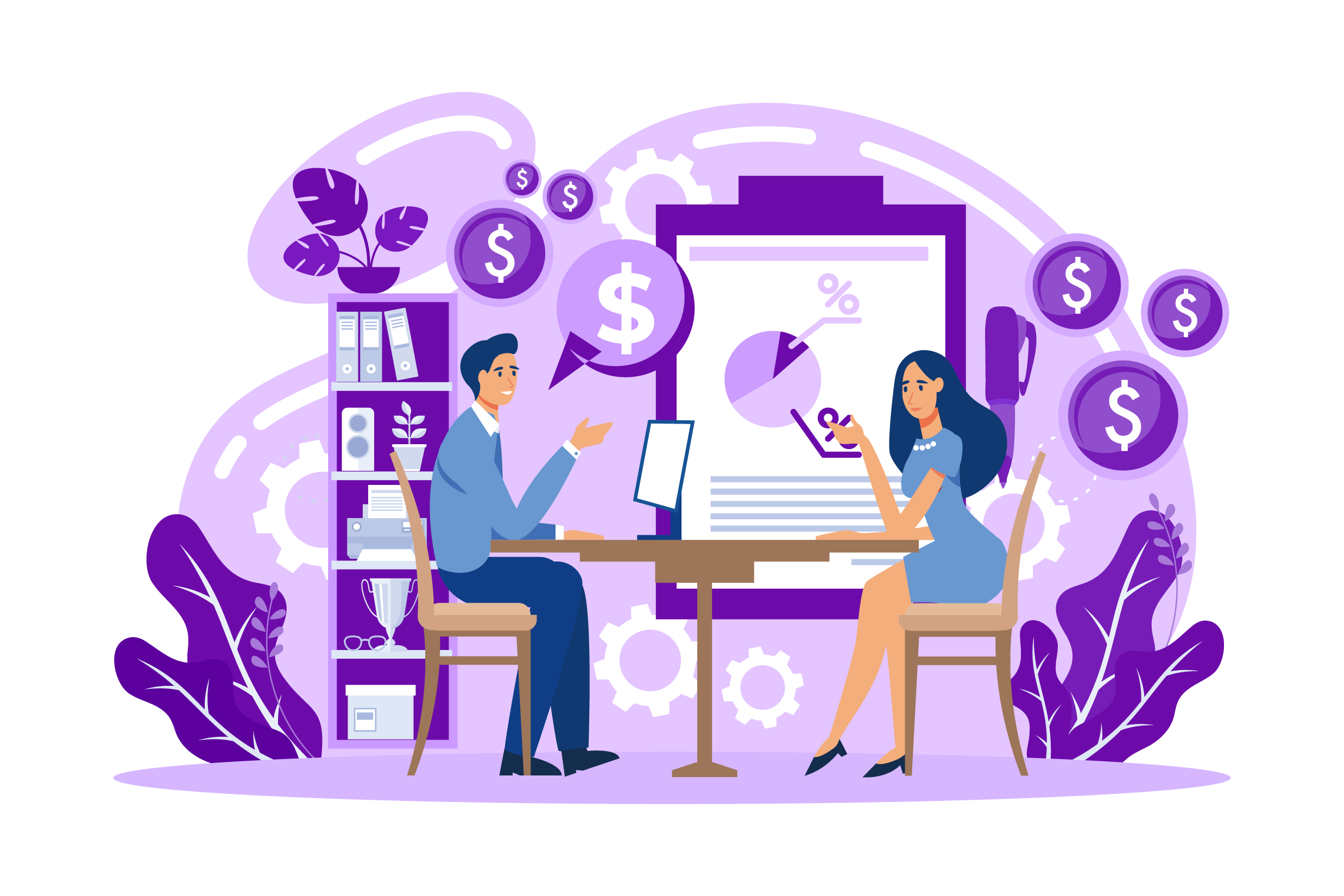 Personal finance and wealth advisory investment planning service